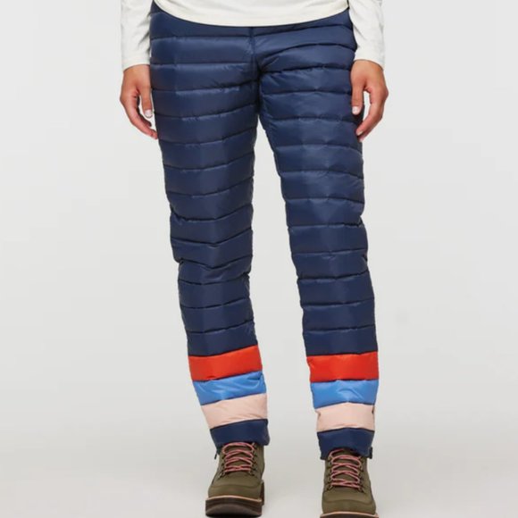 cotopaxi Pants - Fuego Down pant in Ink stripes size small- Brand New!